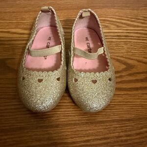 Carter's Gold Glitter Toddler Shoes